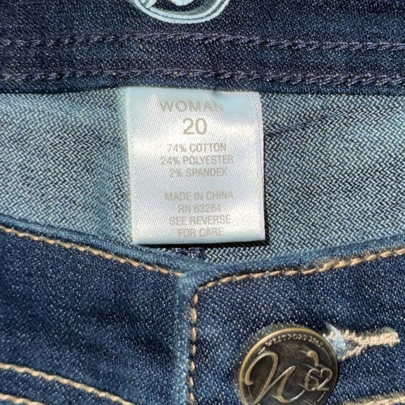 W62 Skinny Signature Fit Jeans size 20W - Picture 3 of 4